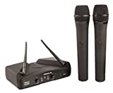 PROEL WM202DM - Par de micrófono radio con helado DUAL (trabajo ...