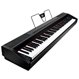 SOUIDMY G-310W | Piano digital con 88 teclas ponderadas, escalado ...